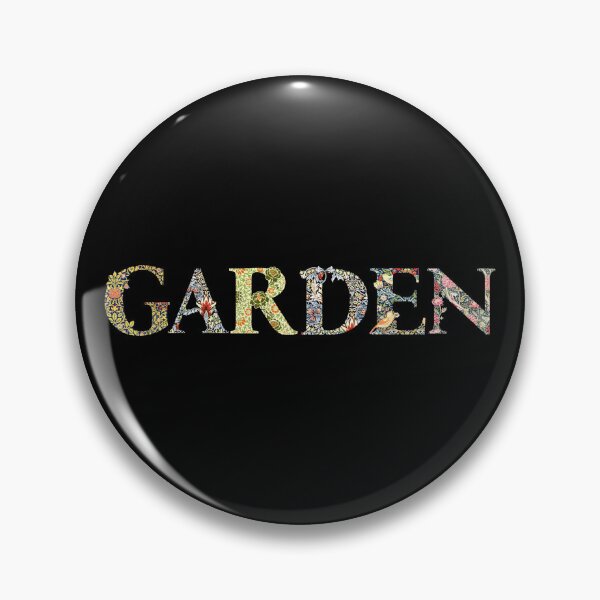 Item preview, William Morris Floral Garden Motto and Frame designed and sold by Pixelchicken.