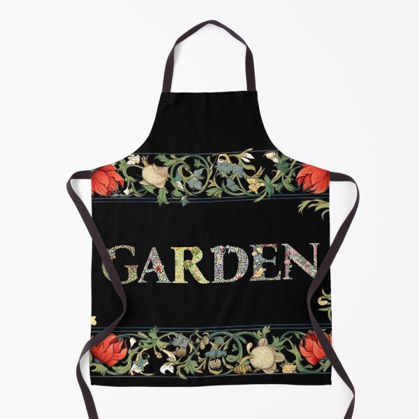 Item preview, William Morris Floral Garden Motto and Frame designed and sold by Pixelchicken.