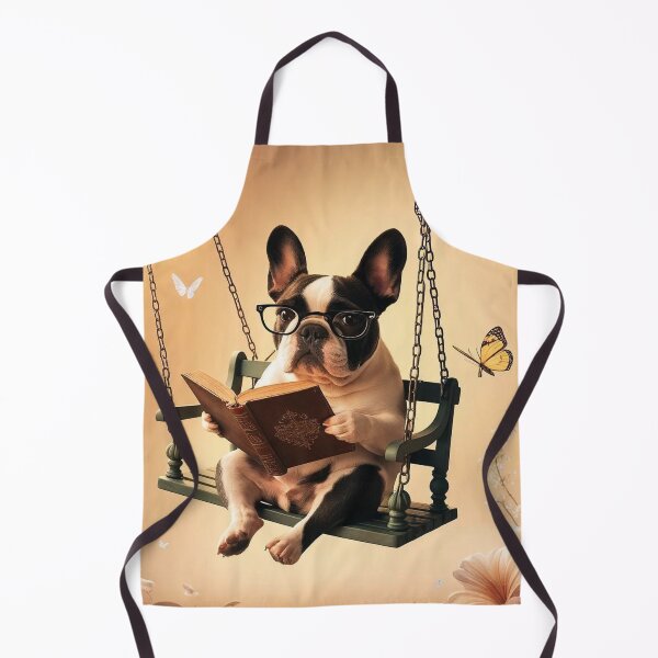 Item preview, Bookish Bulldog on a Swing designed and sold by milena-d98.