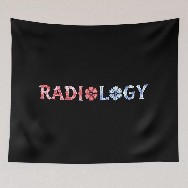 Item preview, Radiology Floral Letter Art T-Shirt – Cute Medical Design designed and sold by medicalzone.