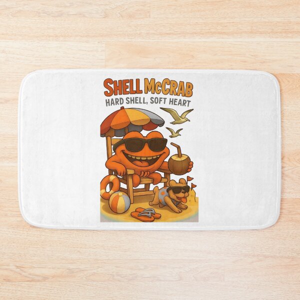 Item preview, Crab Life:  Shell Mc Crab ,Hard Shell Soft Heart designed and sold by bazstees54.