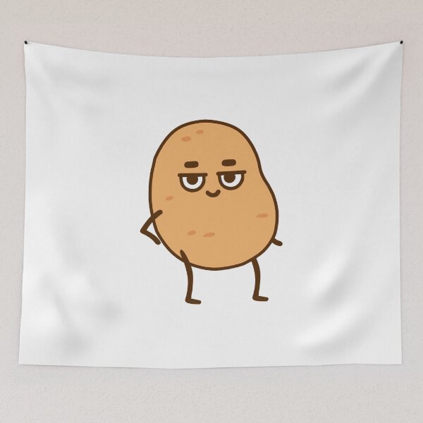 Item preview, Sassy Potato – Funny Cool Potato Cartoon Characte designed and sold by ChillVibes04.
