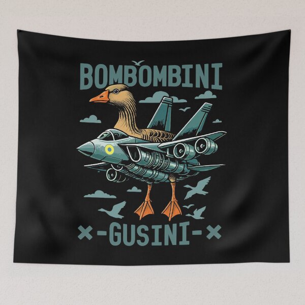 Item preview, Bombombini Gusini Italian Brainrot Memes Dark designed and sold by Sitchko.