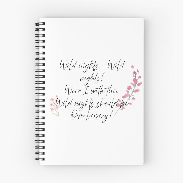 Item preview, Wild Nights poem Emily Dickinson designed and sold by Fexi13.