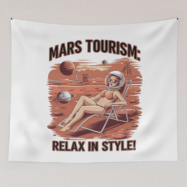 Item preview, Mars tourism - holiday on mars - Travel to mars - cruising mars Mars tourist designed and sold by JansenGS.