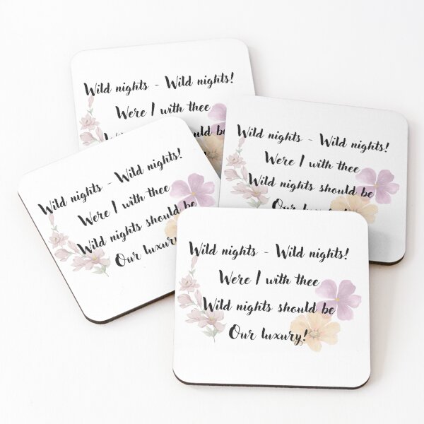 Item preview, Wild Nights poem Emily Dickinson designed and sold by Fexi13.
