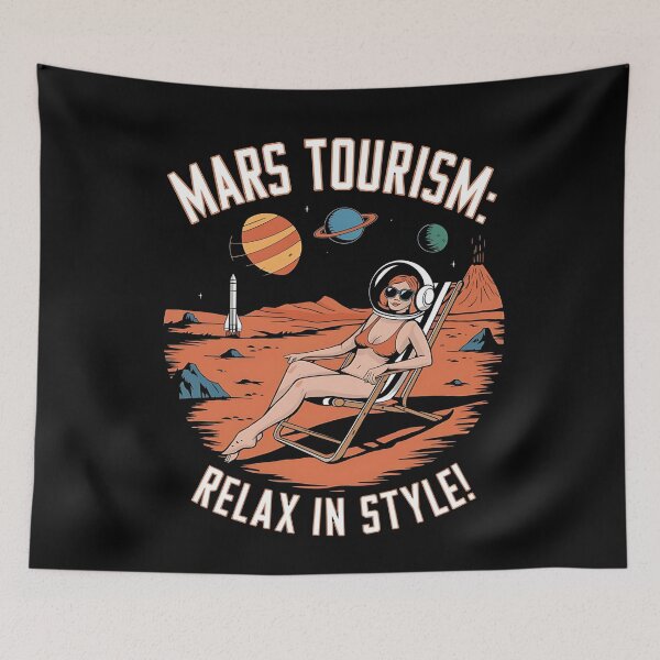 Item preview, Mars tourism - holiday on mars - Travel to mars - cruising mars Mars tourist designed and sold by JansenGS.