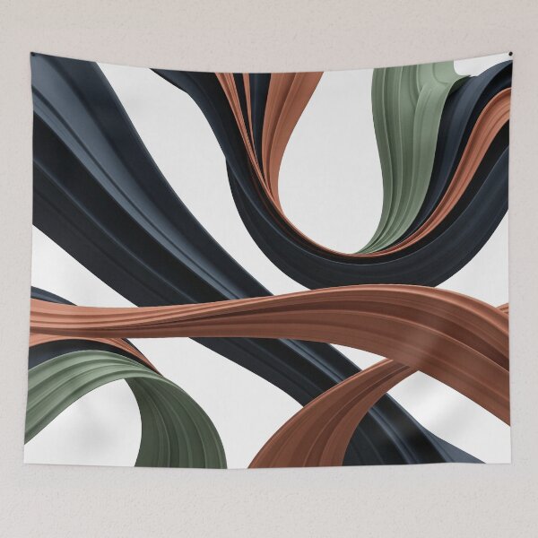 Item preview, Flowing Ribbons Abstract designed and sold by Owcomm.