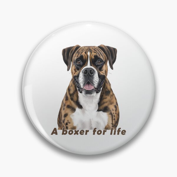 Item preview, Brindle Boxer – A Boxer for Life designed and sold by Pawtraitvibes.