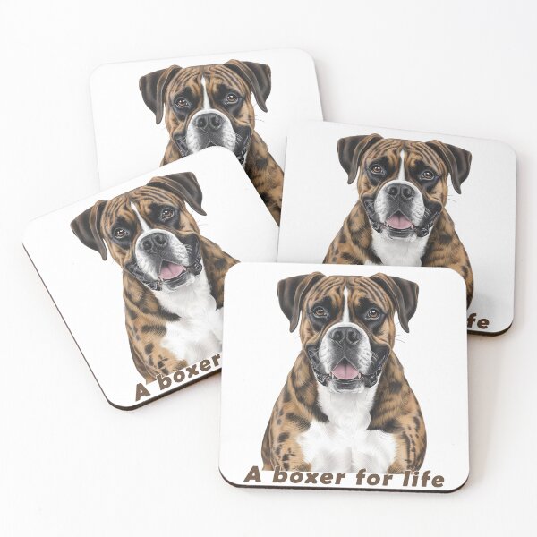 Item preview, Brindle Boxer – A Boxer for Life designed and sold by Pawtraitvibes.