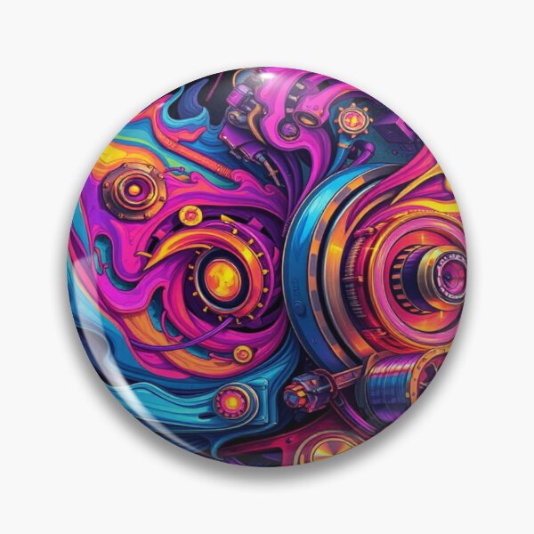 Item preview, Vibrant Abstract Dreamscape – Flood of colors meets dynamic forms in surreal harmony designed and sold by FotoworldEdel.