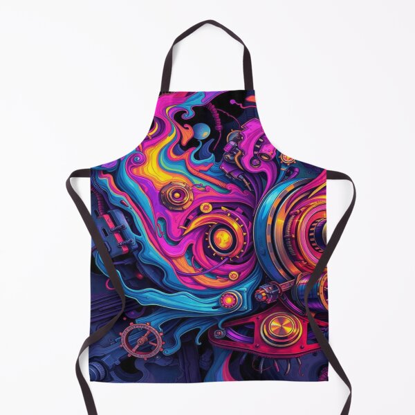 Artikelvorschau, Vibrant Abstract Dreamscape – Farbenflut trifft auf dynamische Formen in surrealer Harmonie entworfen und verkauft von FotoworldEdel.