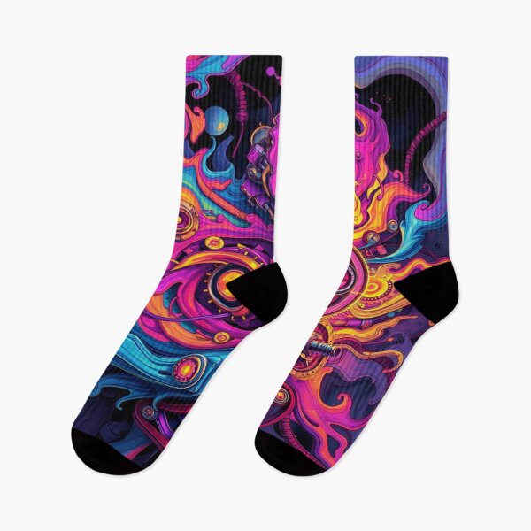 Item preview, Vibrant Abstract Dreamscape – Flood of colors meets dynamic forms in surreal harmony designed and sold by FotoworldEdel.