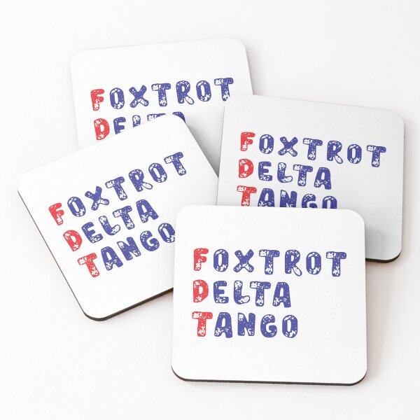 Item preview, Foxtrot Delta Tango Retro Typography designed and sold by Scaryzz.