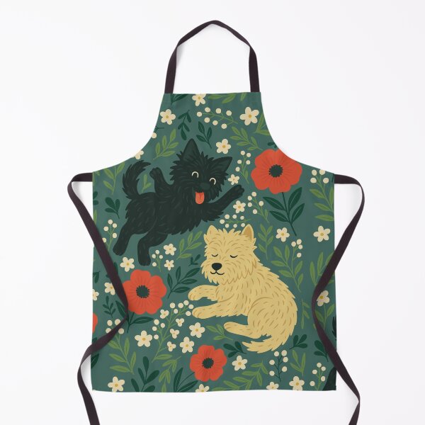 Item preview, Floral dog art designed and sold by JennyPrintsUK.