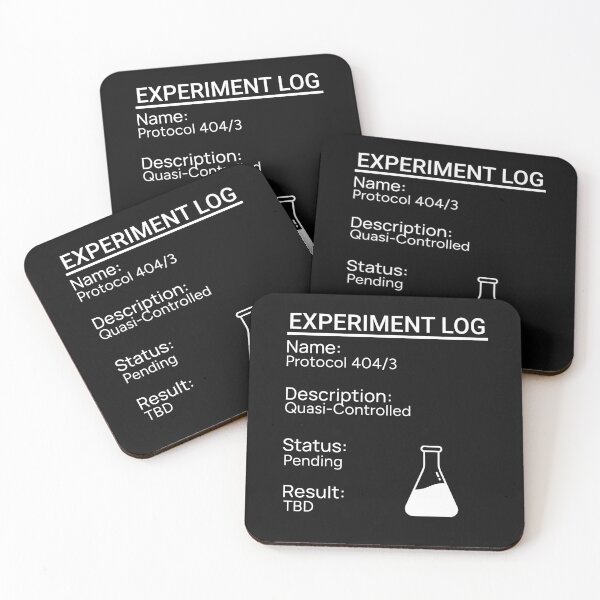 Item preview, Experiment log designed and sold by Shmidzis.
