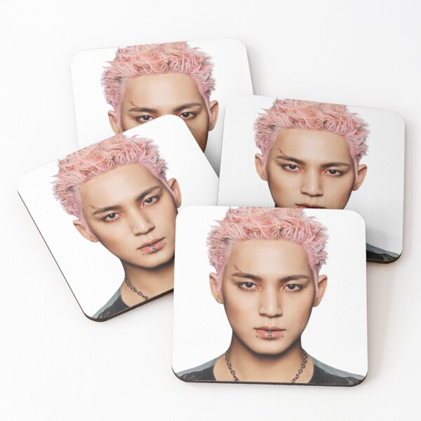 Item preview, Kpop Seventeen Mingyu Pink Hair Burstday  designed and sold by StarBunnyDesign.