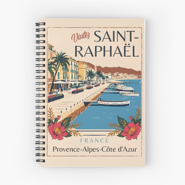Item preview, A Vintage Illustration of Saint-Raphael - France  designed and sold by GoodOldVintage.