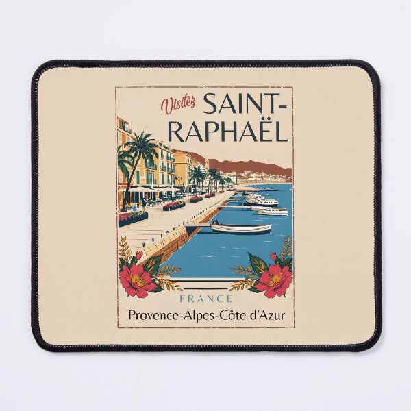 Item preview, A Vintage Illustration of Saint-Raphael - France  designed and sold by GoodOldVintage.
