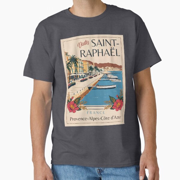 Item preview, A Vintage Illustration of Saint-Raphael - France  designed and sold by GoodOldVintage.