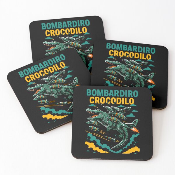 Item preview, Bombardiro Crocodilo Italian Brainrot Memes Dark designed and sold by Sitchko.