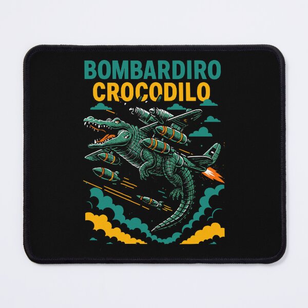 Item preview, Bombardiro Crocodilo Italian Brainrot Memes Dark designed and sold by Sitchko.