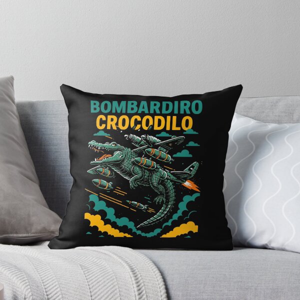 Item preview, Bombardiro Crocodilo Italian Brainrot Memes Dark designed and sold by Sitchko.
