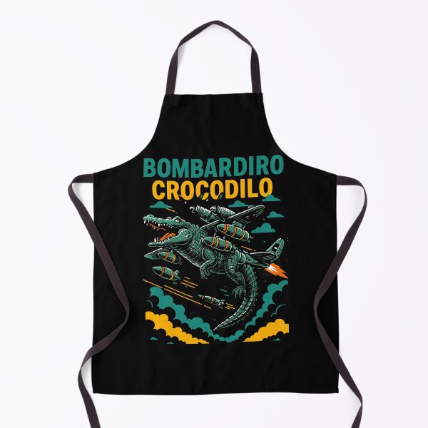 Item preview, Bombardiro Crocodilo Italian Brainrot Memes Dark designed and sold by Sitchko.