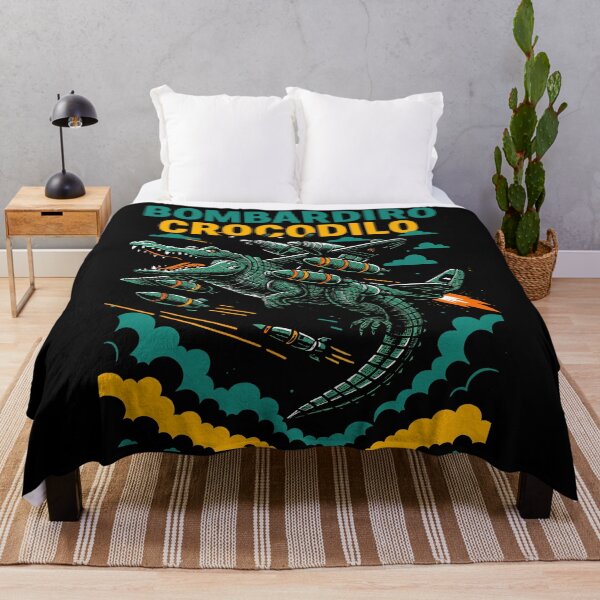 Item preview, Bombardiro Crocodilo Italian Brainrot Memes Dark designed and sold by Sitchko.