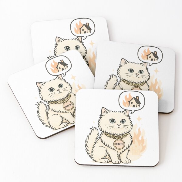 Item preview, She’s Thinking About Arson Again - Subversive Kitties Series designed and sold by OpenArt.