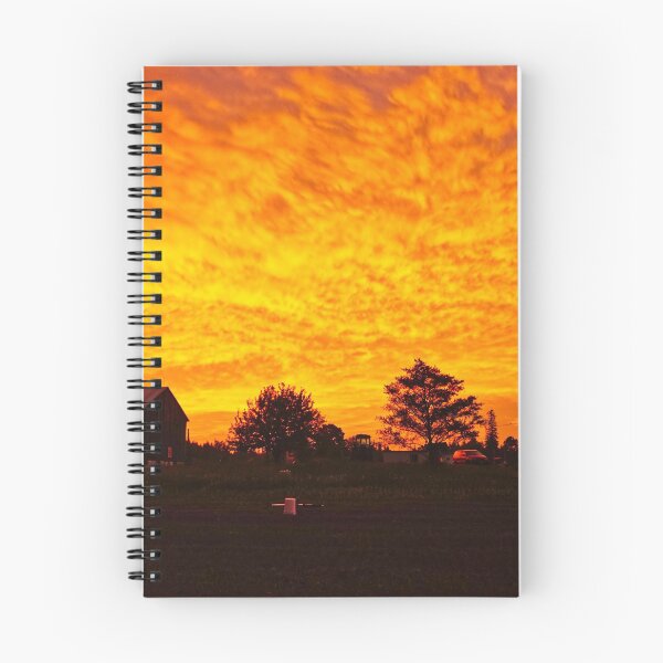 Item preview, St Joseph Island farm sunrise designed and sold by colorfulbundles.