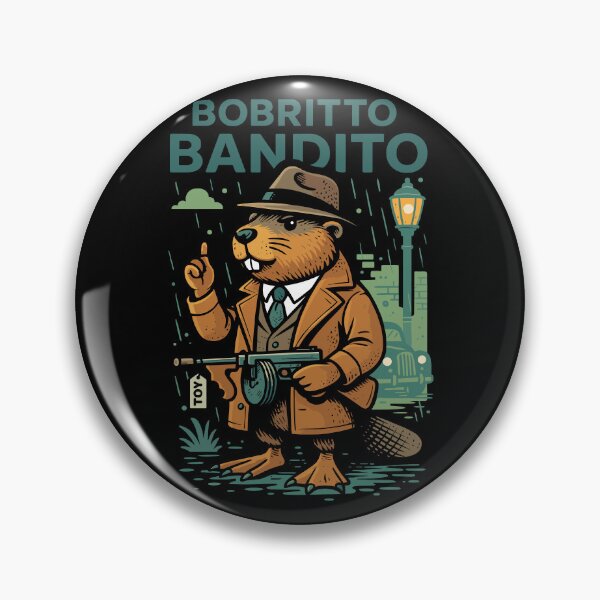 Item preview, Bobrito Bandito Italian Brainrot Memes Dark designed and sold by Sitchko.