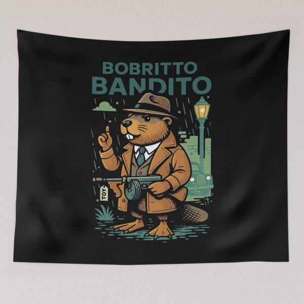 Item preview, Bobrito Bandito Italian Brainrot Memes Dark designed and sold by Sitchko.