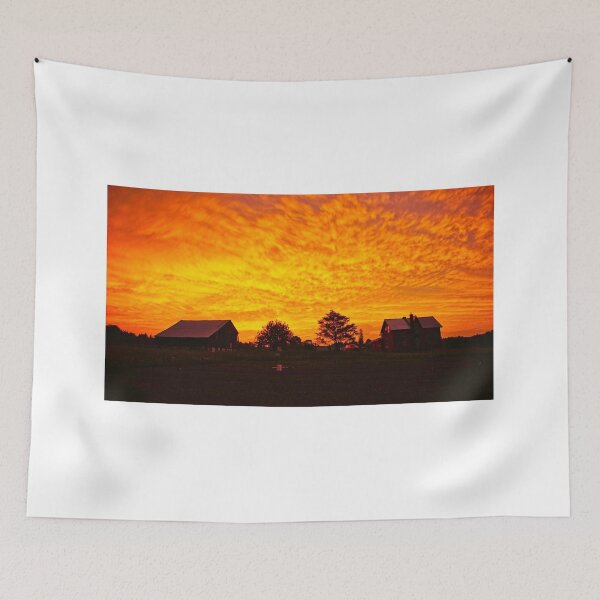Item preview, St Joseph Island farm sunrise designed and sold by colorfulbundles.