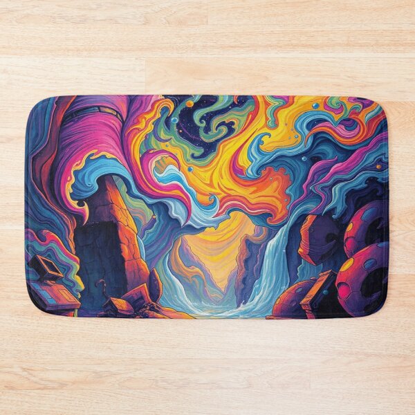 Item preview, Abstract Dreamscape – Flood of colors meets dynamic forms in surreal harmony designed and sold by FotoworldEdel.