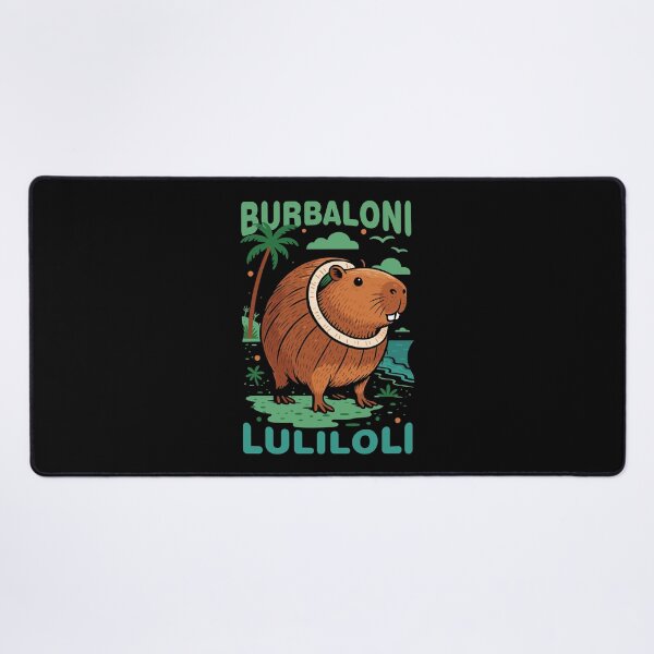 Item preview, Burbaloni Luliloli Capybara Italian Brainrot Memes Dark designed and sold by Sitchko.