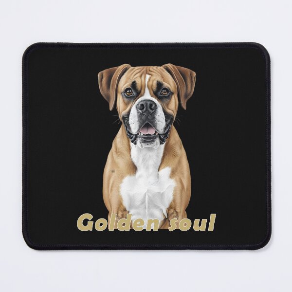 Item preview, Golden Boxer – Golden Soul designed and sold by Pawtraitvibes.
