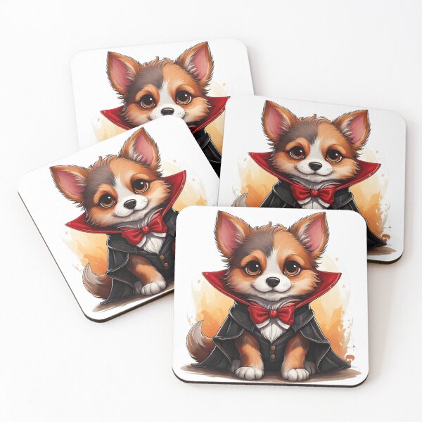 Item preview, Cute Dog Halloween Vampire Costume designed and sold by BeachBreezyVA.