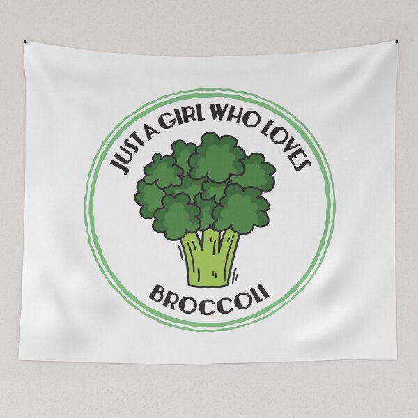 Item preview, Just A Girl Who Loves Broccoli designed and sold by bolimj.