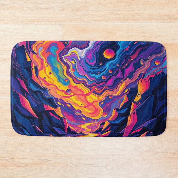 Item preview, Abstract Dreamscape – Flood of colors meets dynamic forms in surreal harmony designed and sold by FotoworldEdel.