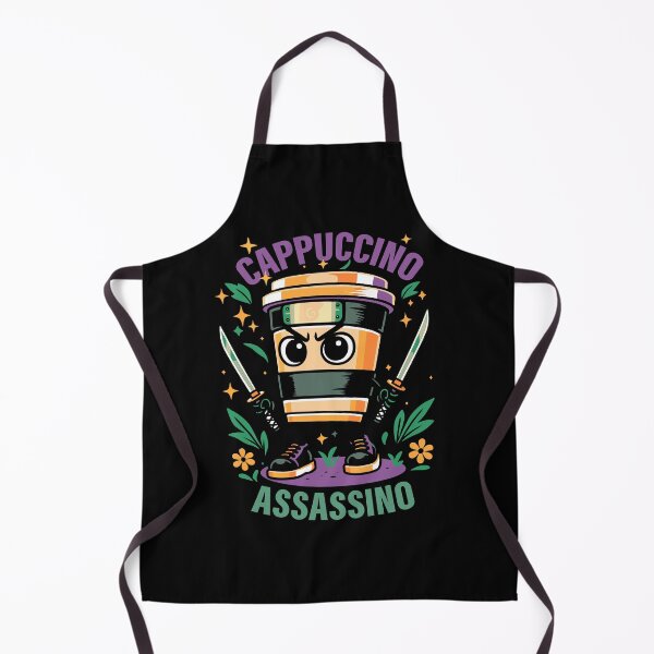 Item preview, Cappuccino Assassino Italian Brainrot Memes Dark designed and sold by Sitchko.