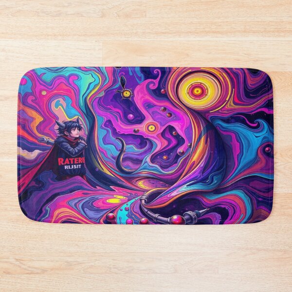 Item preview, Vibrant Abstract Dreamscape – Flood of colors meets dynamic forms in surreal harmony designed and sold by FotoworldEdel.