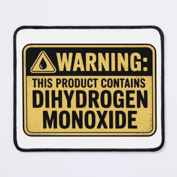 Item preview, Warning: This Product Contains Dihydrogen Monoxide designed and sold by DesignNadine.