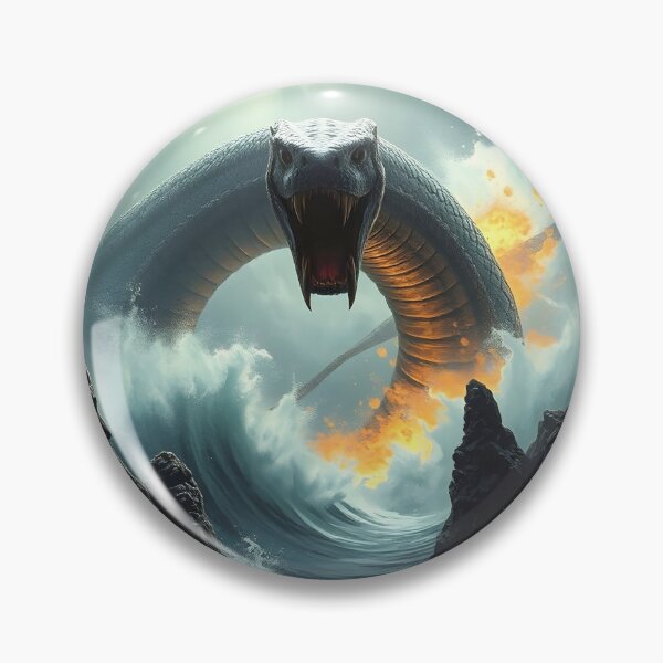 Item preview, Jörmundgand's unexpected visit... designed and sold by laurencecrea.