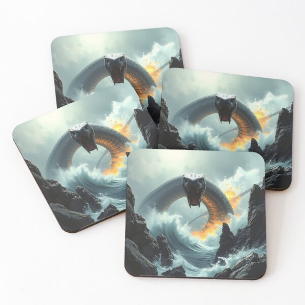 Item preview, Jörmundgand's unexpected visit... designed and sold by laurencecrea.