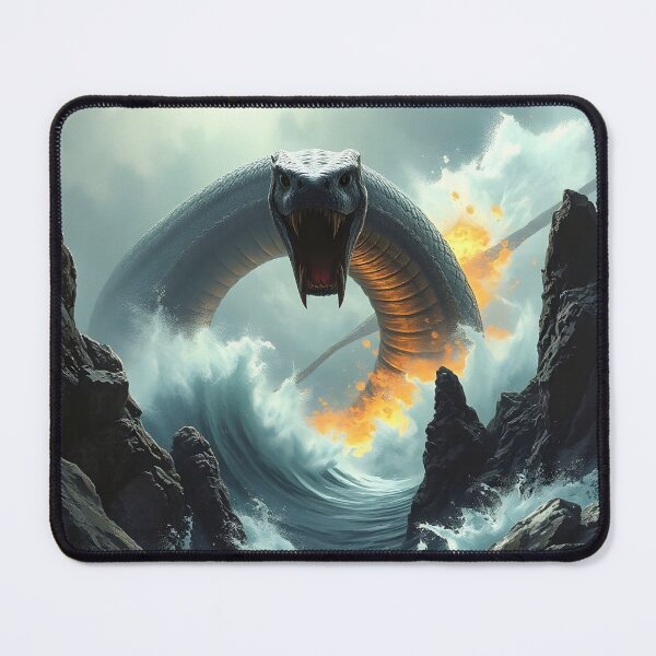 Item preview, Jörmundgand's unexpected visit... designed and sold by laurencecrea.