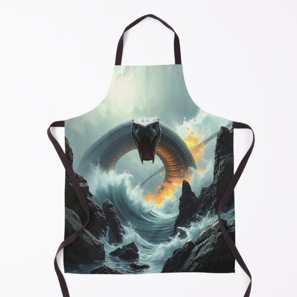 Item preview, Jörmundgand's unexpected visit... designed and sold by laurencecrea.