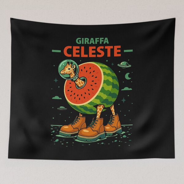 Item preview, Girafa Celestre Italian Brainrot Memes Dark designed and sold by Sitchko.
