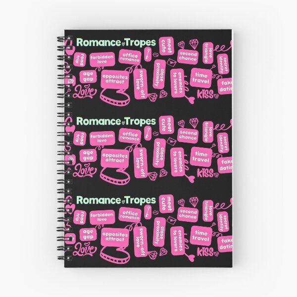 Item preview, Romance Tropes Cutecore Hot Pink Bookmark designed and sold by Renata Illustrata.
