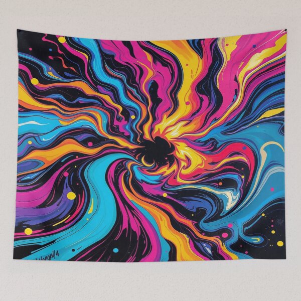 Item preview, Abstract Dreamscape – Flood of colors meets dynamic forms in surreal harmony designed and sold by FotoworldEdel.